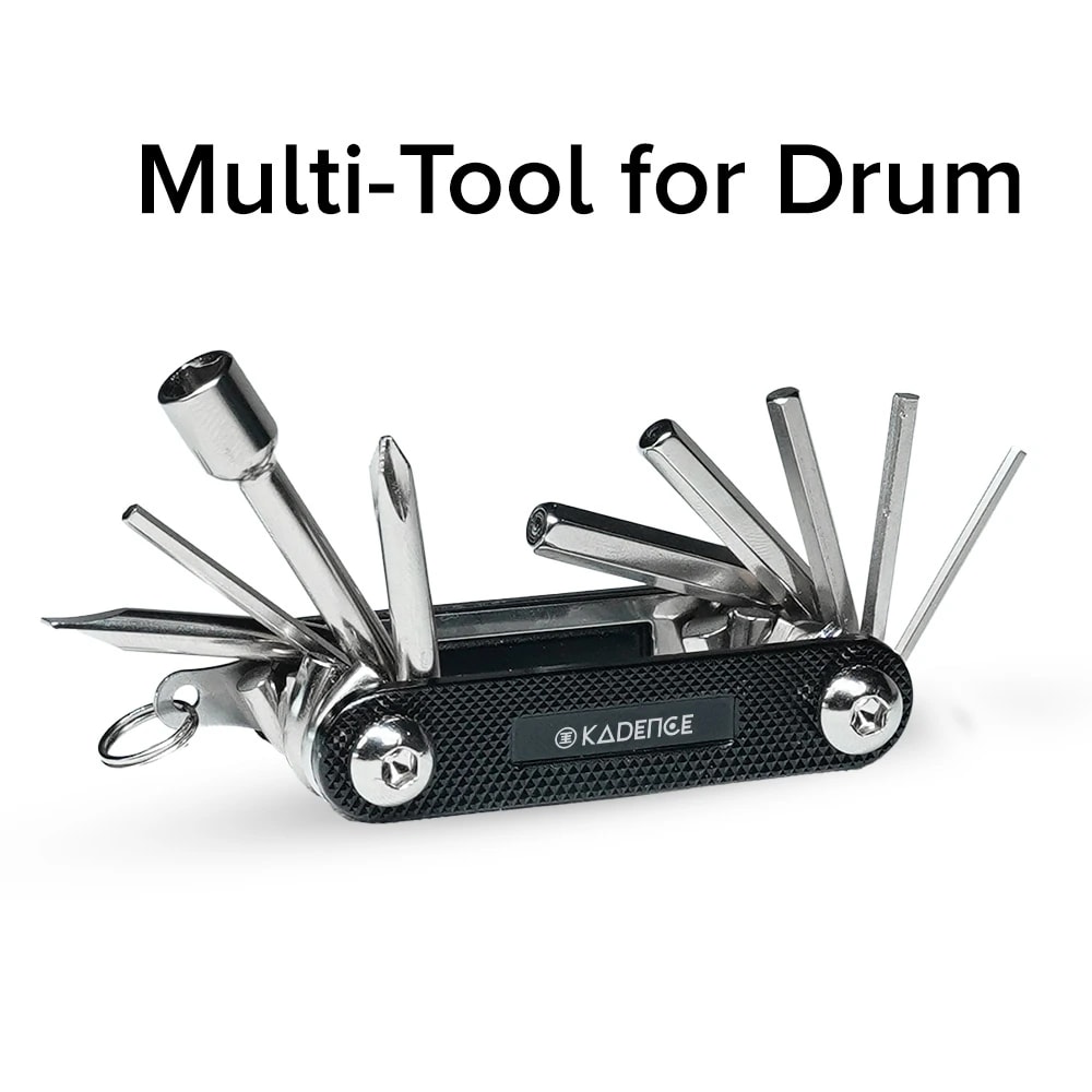 Kadence KAD-MTL Jamming Series 9-in-1 Drum Multi-Tool Kit, view 3 of 6
