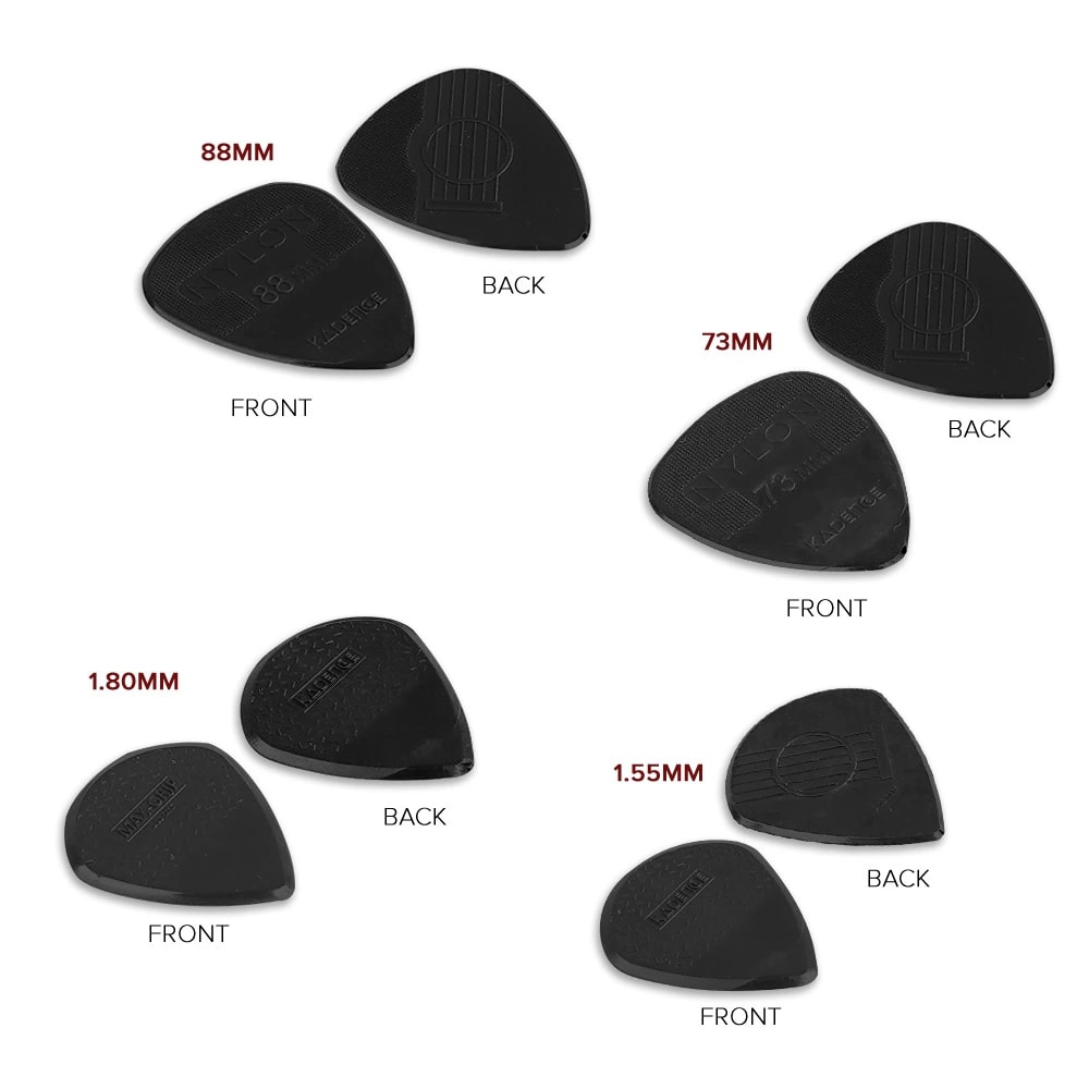 Kadence NG4 Jamming Series Nylon Guitar Picks (Pack of 4), view 3 of 6