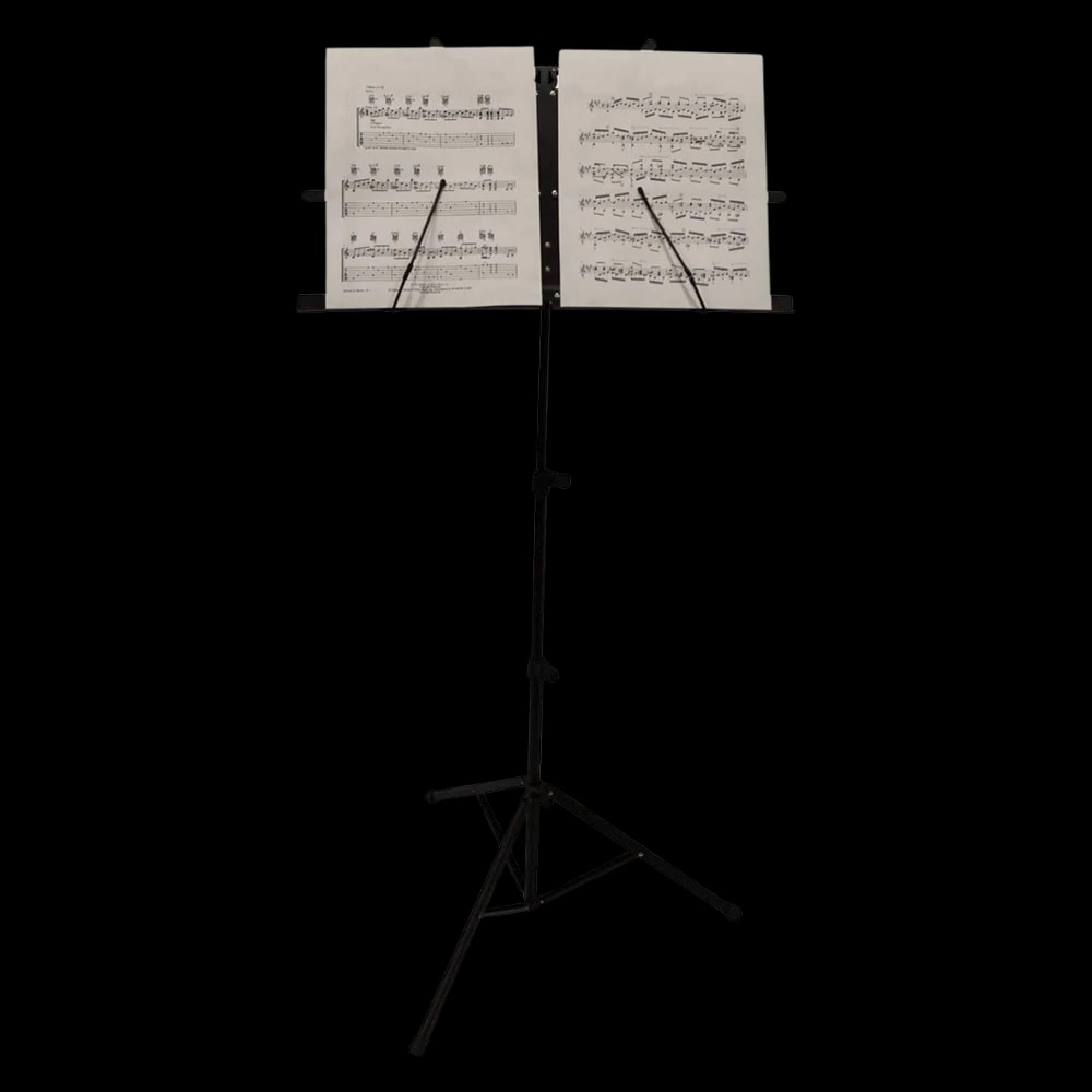 Home Series Foldable Music Stand · Black