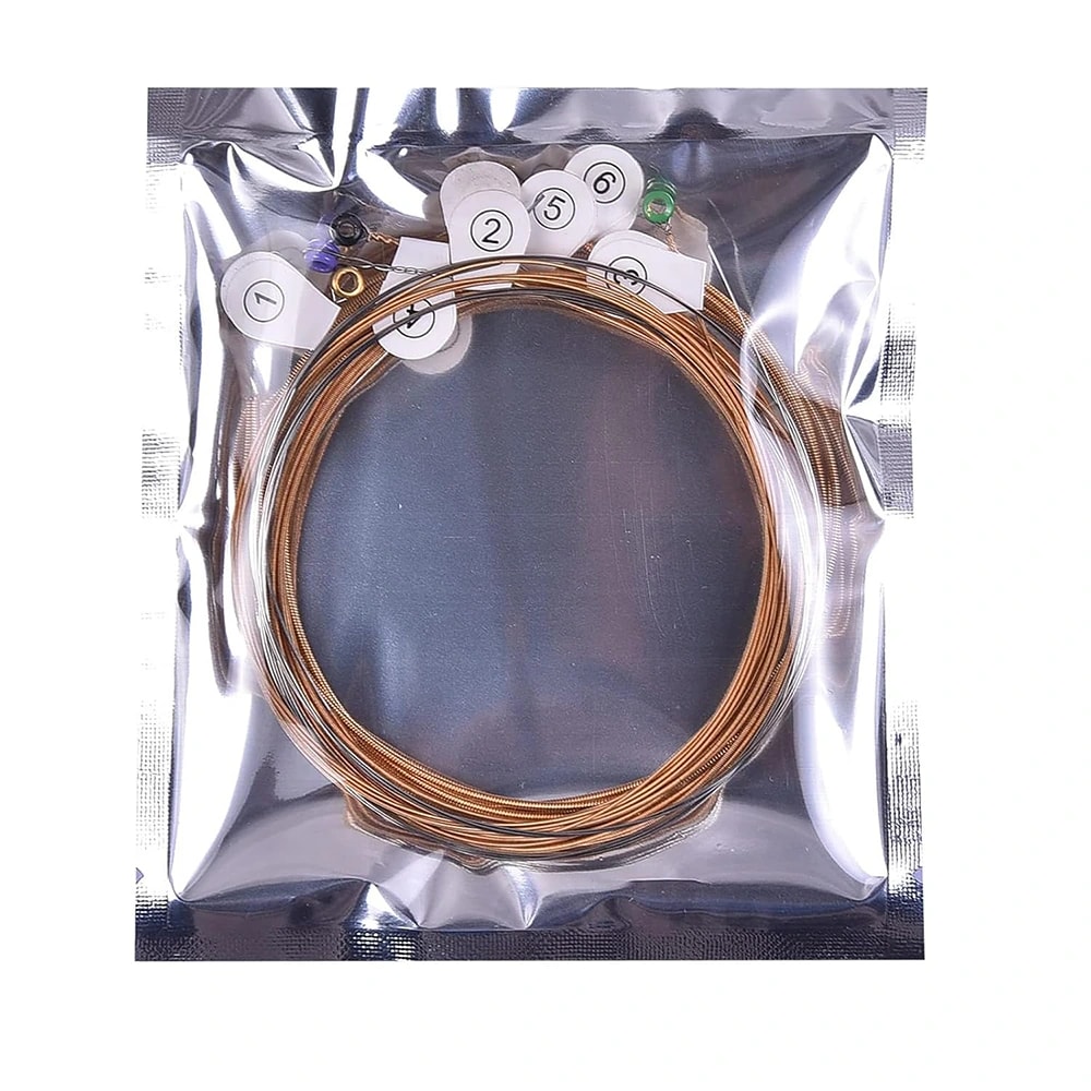 Kadence PHB-E2-HG48R Jamming Series Guitar Phosphor Bronze Strings & Polycarbonate Picks Combo, view 6 of 6
