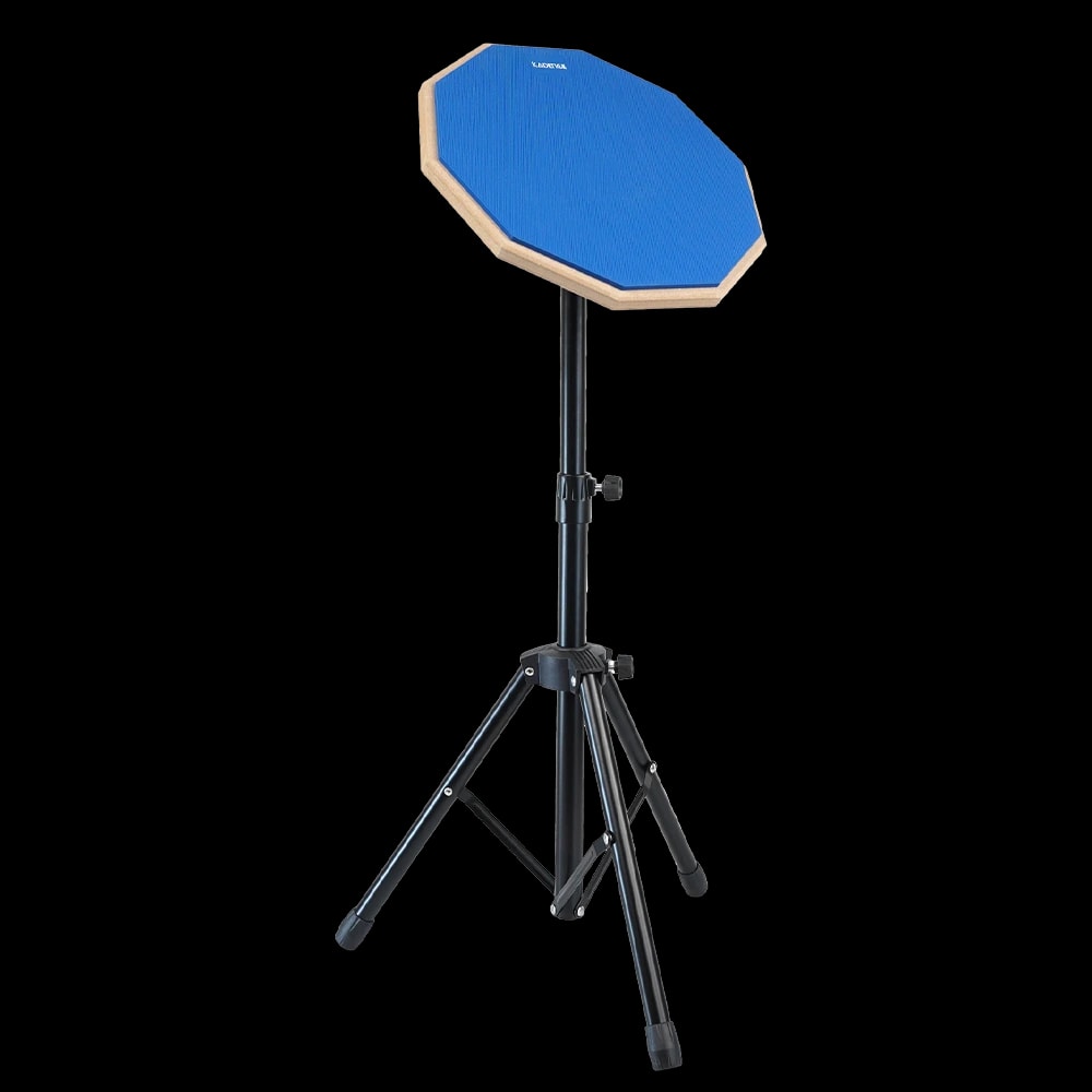 PRACWSBL Home Series 12-Inch Practice Pad with Snare Stand · Blue