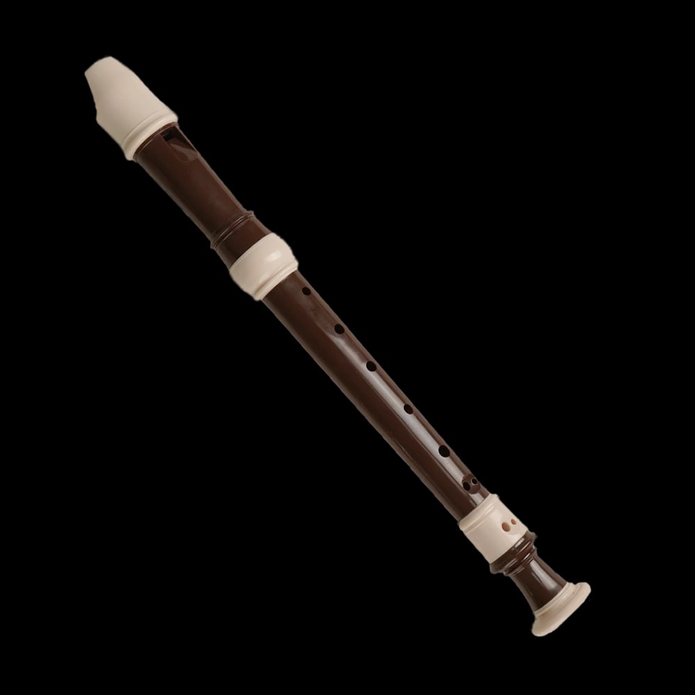 Kadence PRO-BRN Jamming Series Professional Soprano Recorder in C Scale, view 1 of 5