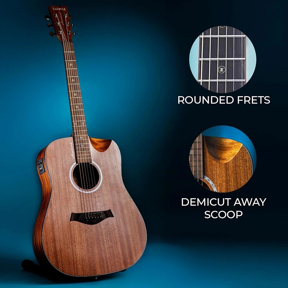 Kadence SH03-C Slowhand 41" Electro Acoustic Guitar, view 3 of 6
