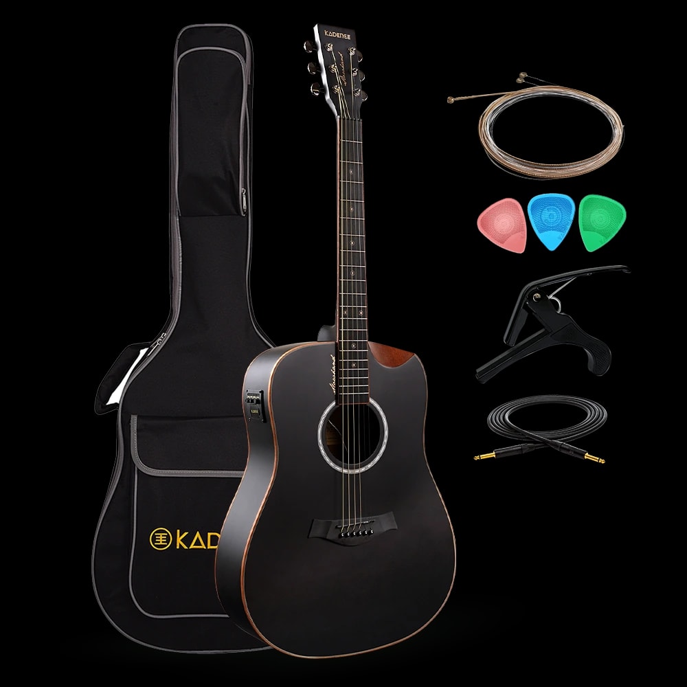 Slowhand 41” Electro-Acoustic Guitar · Black