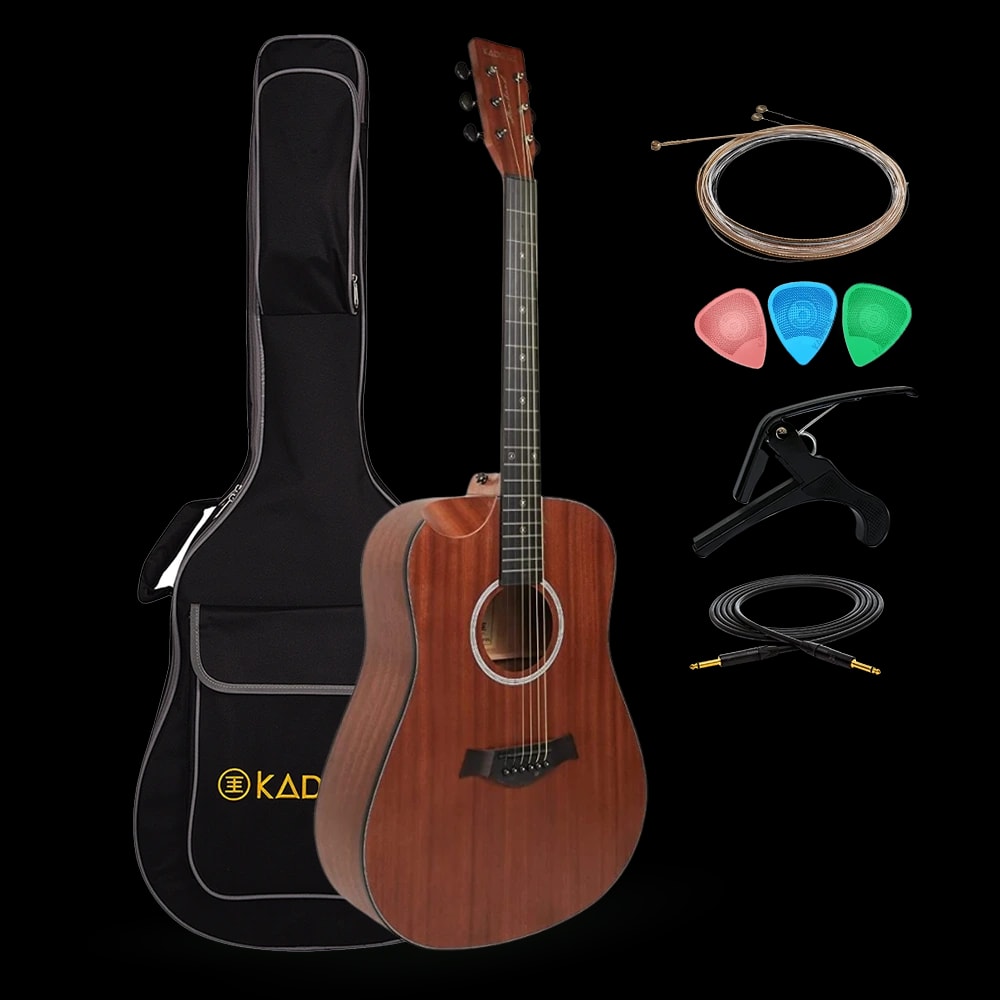 Slowhand 41" Electro Acoustic Guitar · Brown