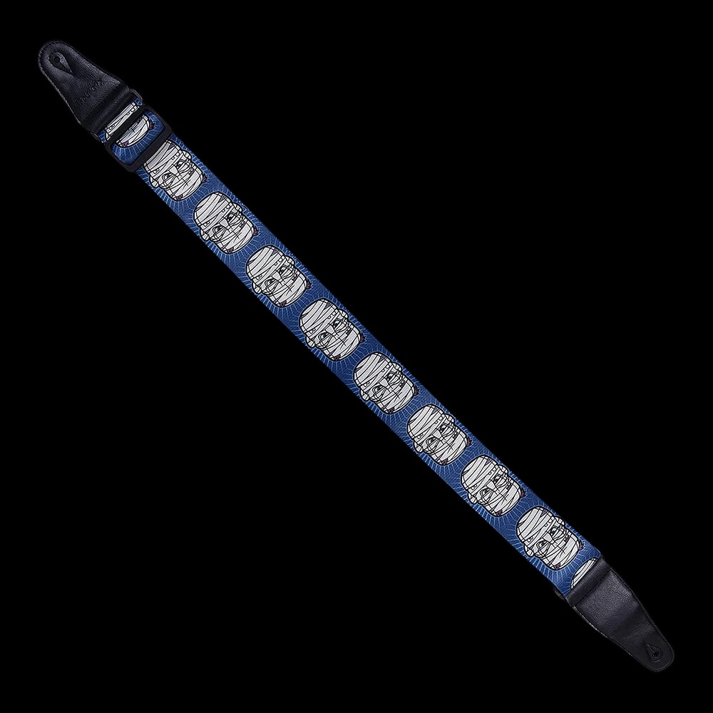 Kadence STP-S008-W Jamming Series Guitar Strap with Mummy Graphic, view 2 of 3