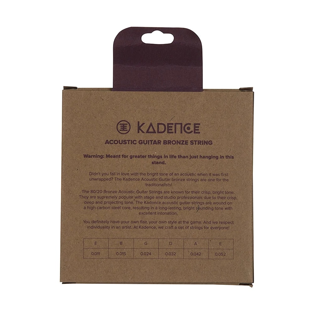 Kadence PHB11 Jamming Series Phosphor Bronze Acoustic Guitar Strings, view 3 of 5