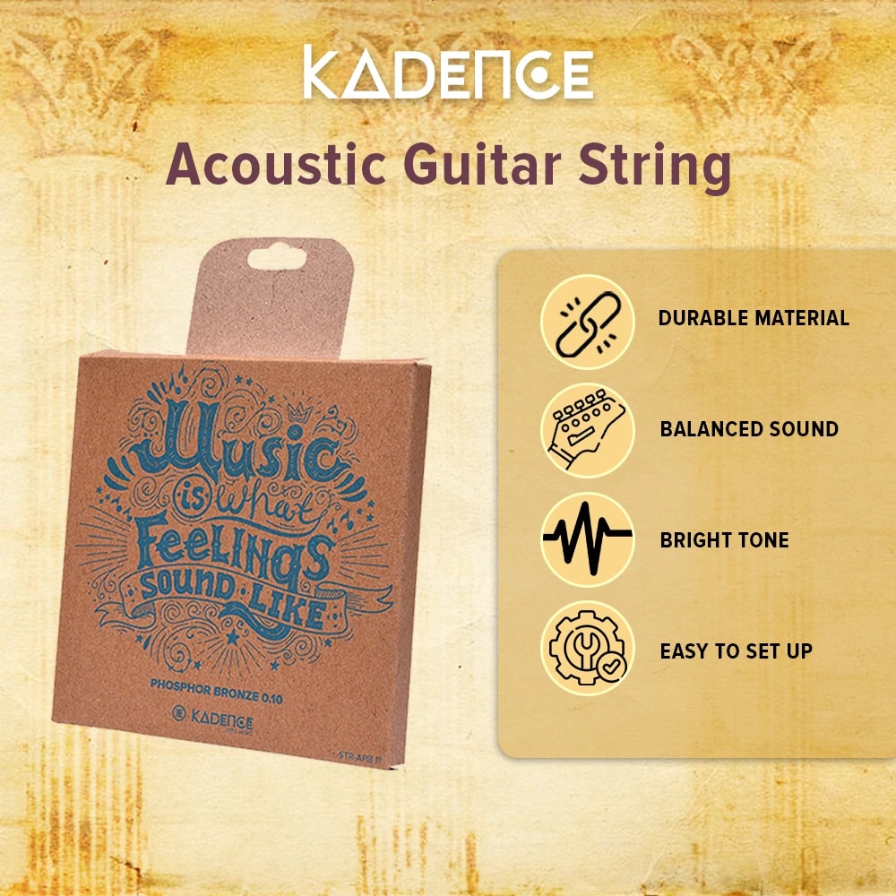 Kadence PHB11 Jamming Series Phosphor Bronze Acoustic Guitar Strings, view 4 of 5