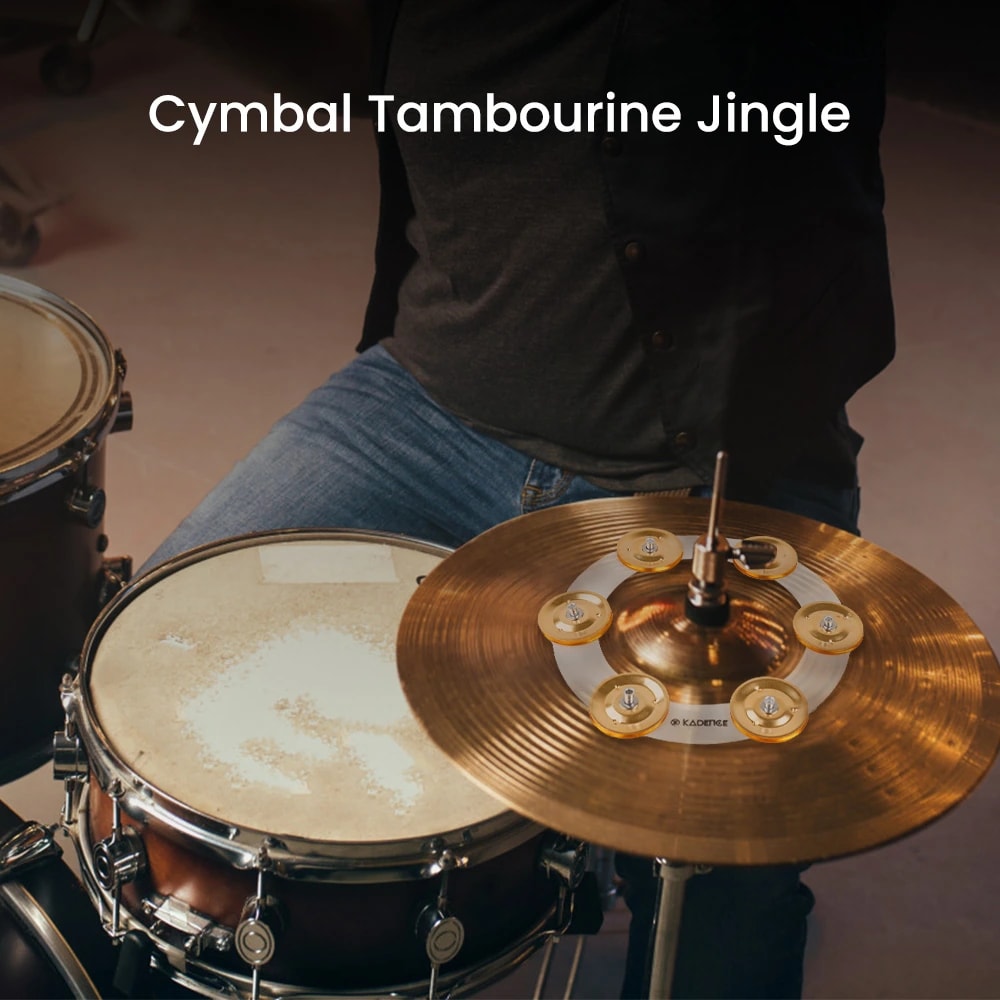 Kadence CYM-JGL Jamming Series Cymbal Tambourine Jingles, view 3 of 6