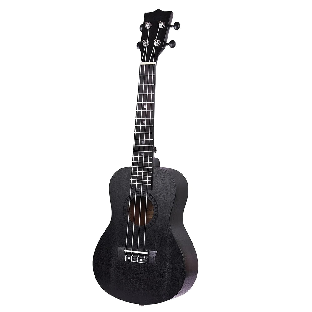Kadence UKTWBLK Concert 23" Acoustic Ukulele, view 11 of 15