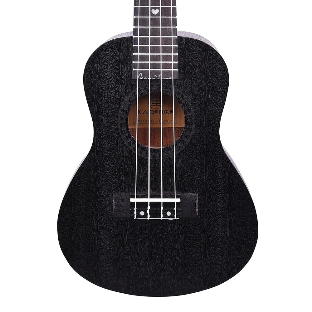 Kadence UKTWBLK Concert 23" Acoustic Ukulele, view 15 of 15