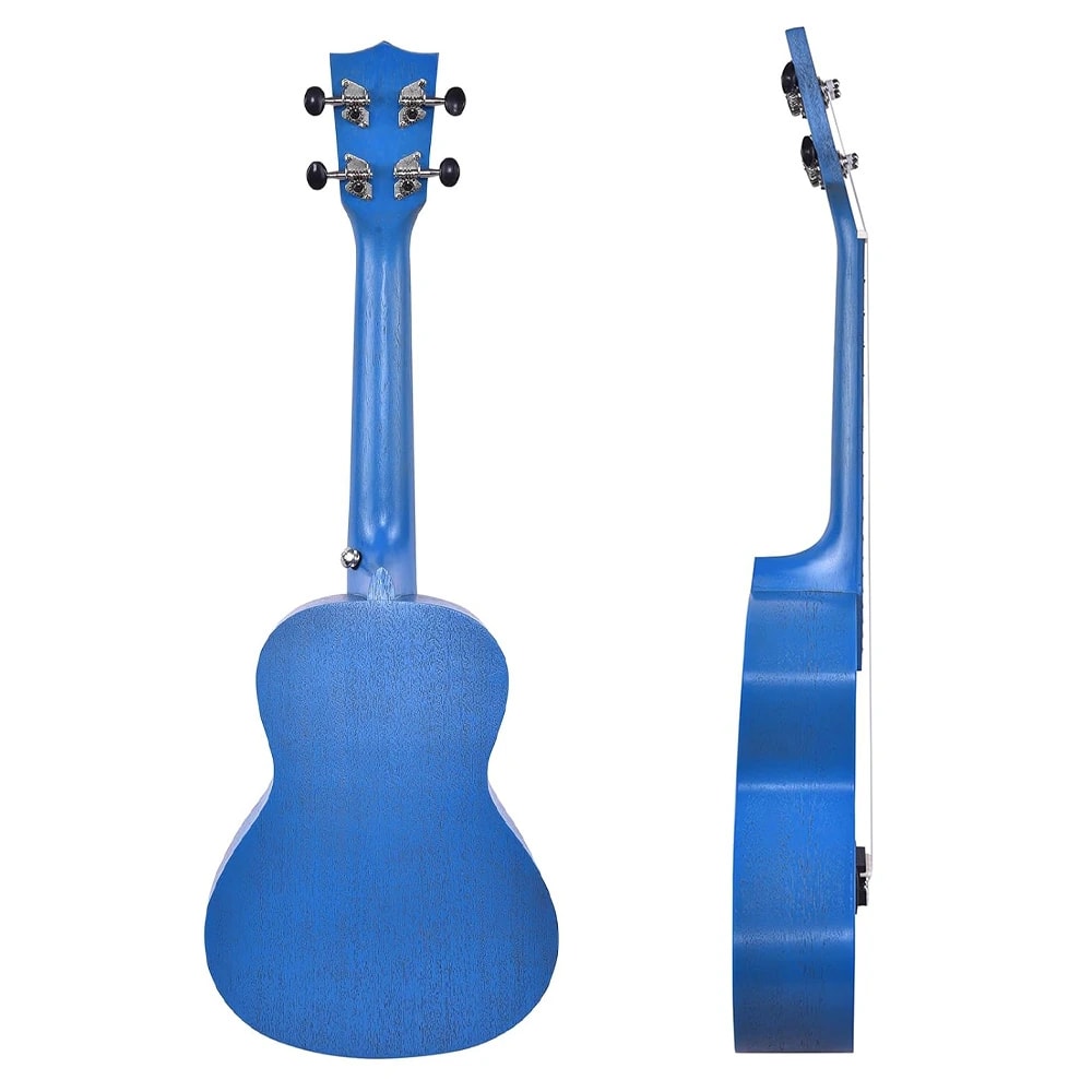 Kadence UKTWBLU Concert 23" Acoustic Ukulele, view 4 of 15