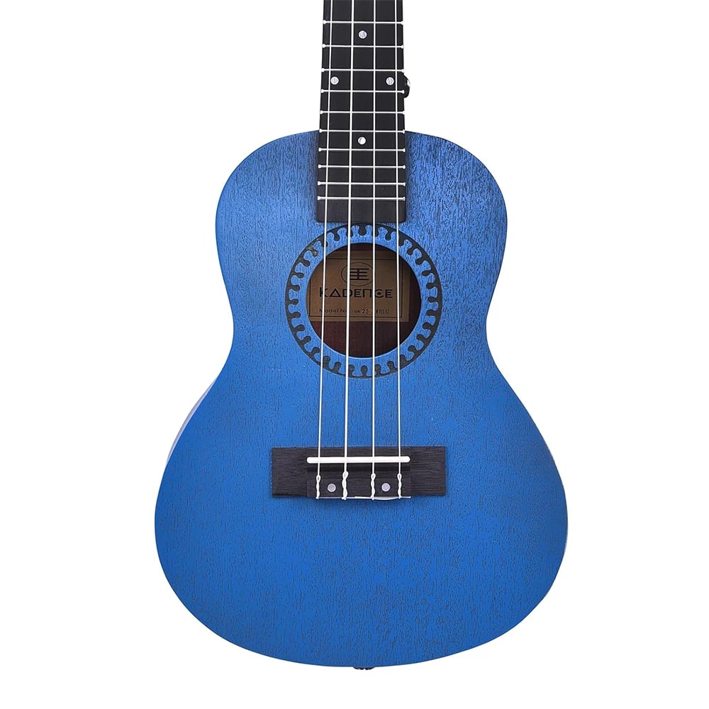 Kadence UKTWBLU Concert 23" Acoustic Ukulele, view 5 of 15