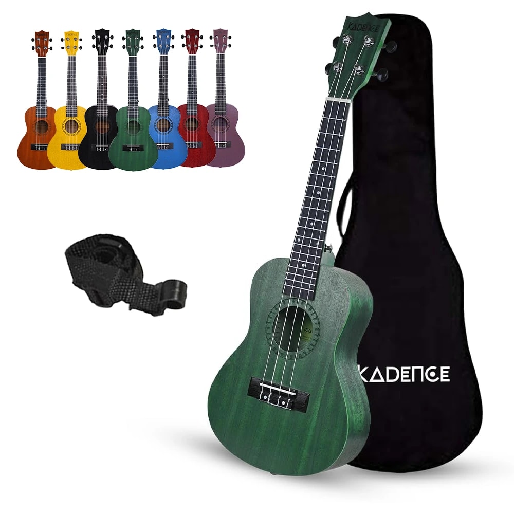 Kadence UKTWGN Concert 23" Acoustic Ukulele, view 3 of 15