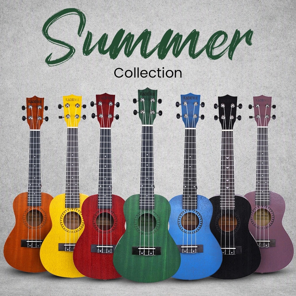 Kadence UKTWGN Concert 23" Acoustic Ukulele, view 7 of 15