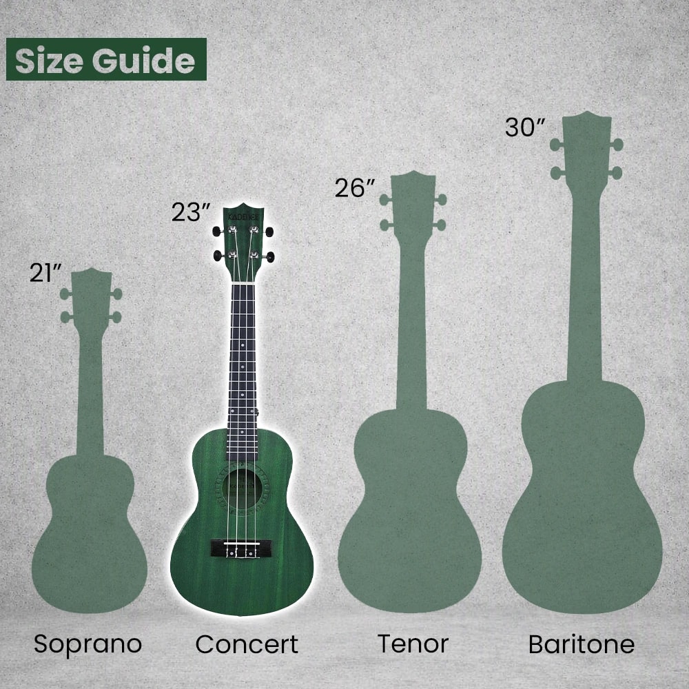 Kadence UKTWGN Concert 23" Acoustic Ukulele, view 8 of 15