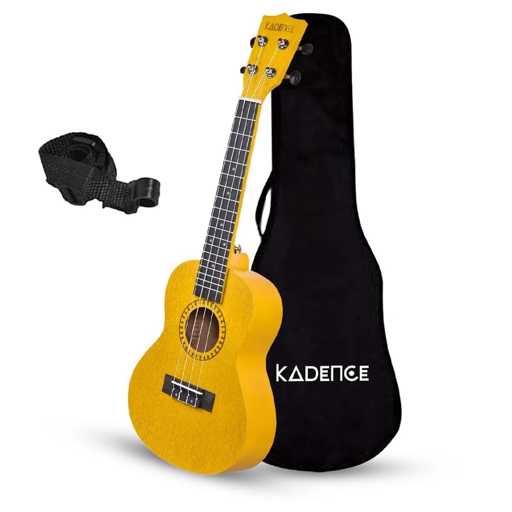 UKTWYEL Concert 23" Acoustic Ukulele · Yellow