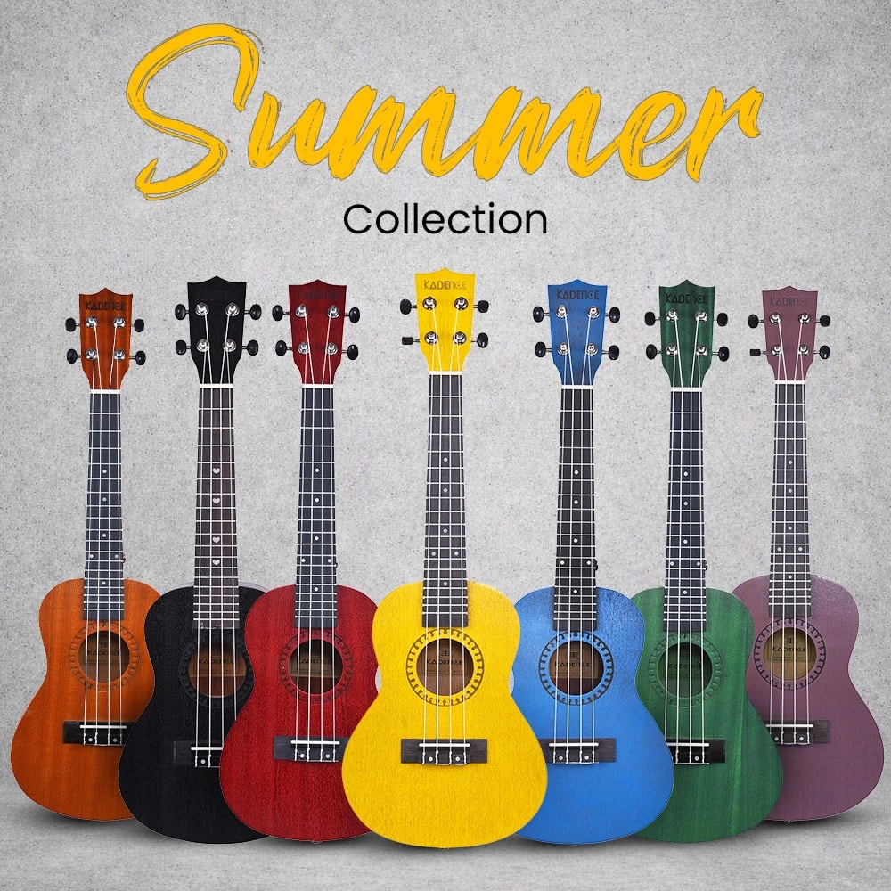 Kadence UKTWYEL Concert 23" Acoustic Ukulele, view 9 of 13