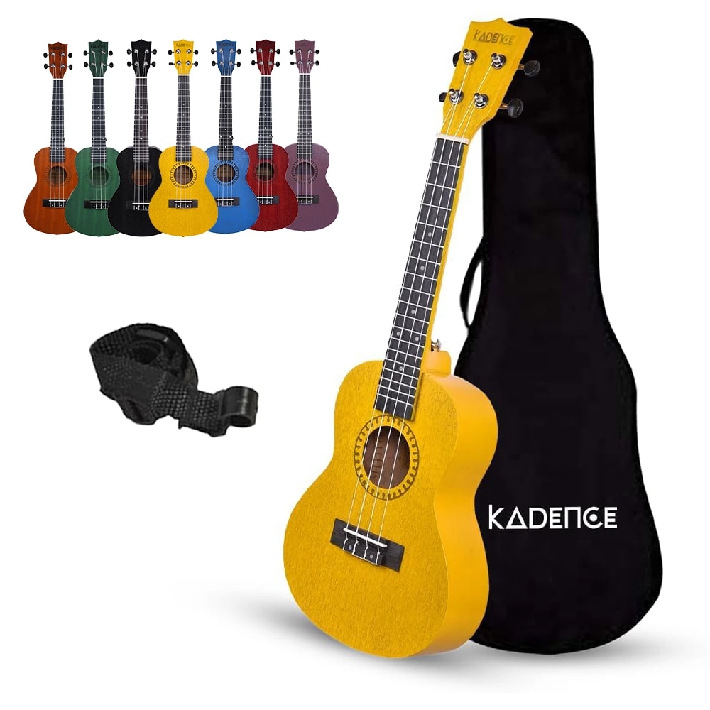 Kadence UKTWYEL Concert 23" Acoustic Ukulele, view 11 of 13