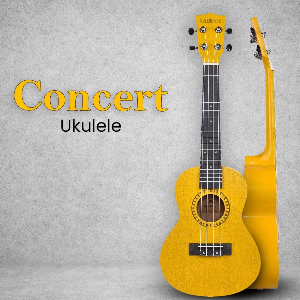 Kadence UKTWYEL Concert 23" Acoustic Ukulele, view 8 of 13