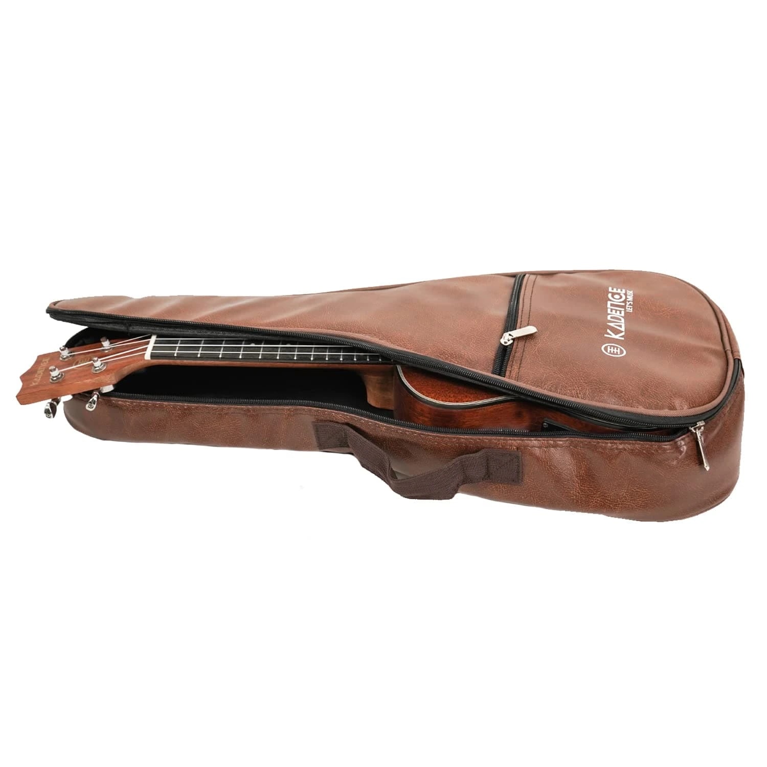 Kadence UK-LBAG-BRN Jamming Series Concert Ukulele Bag, view 3 of 4
