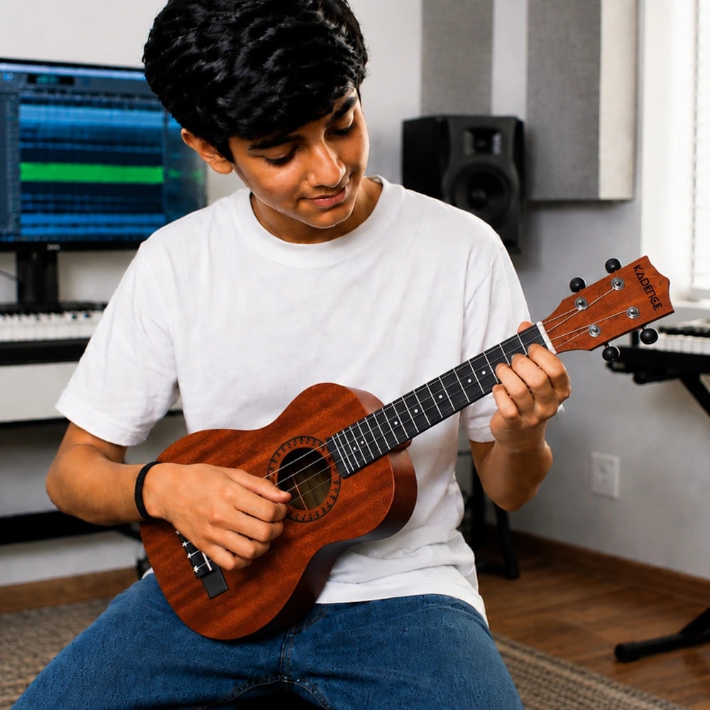 Kadence UKTWC Concert 23" Acoustic Ukulele, view 17 of 17