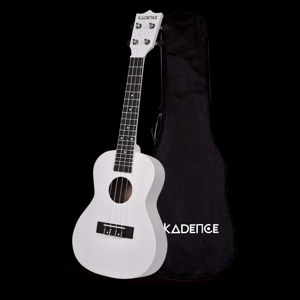 Kadence UKC03-WH Concert 23" Acoustic Ukulele, view 1 of 6