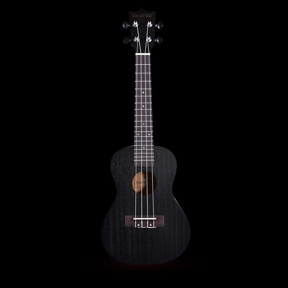 Kadence UKC03BK Concert 23" Acoustic Ukulele, view 3 of 5
