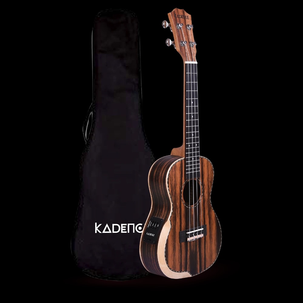Kadence UKCE1015 Concert 23" Electro Acoustic Ukulele, view 1 of 6