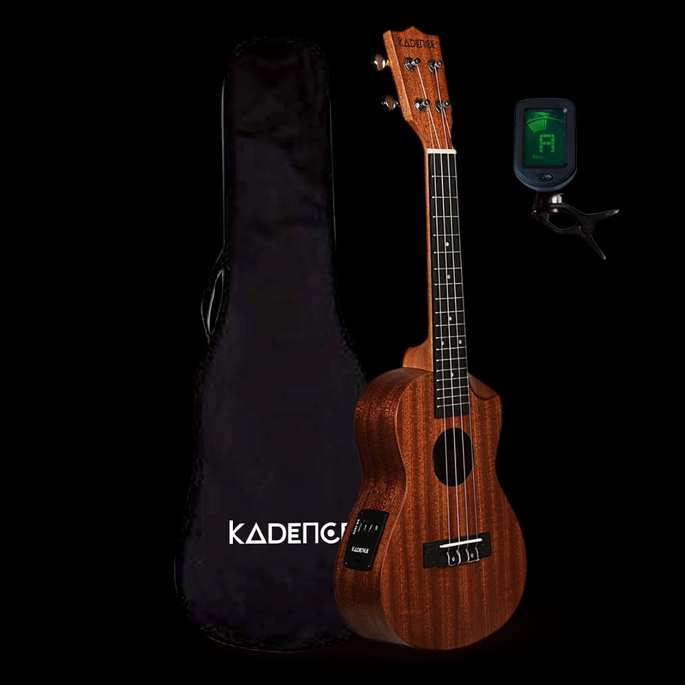 Kadence UKCESH03C Concert 23" Electro Acoustic Ukulele, view 1 of 8