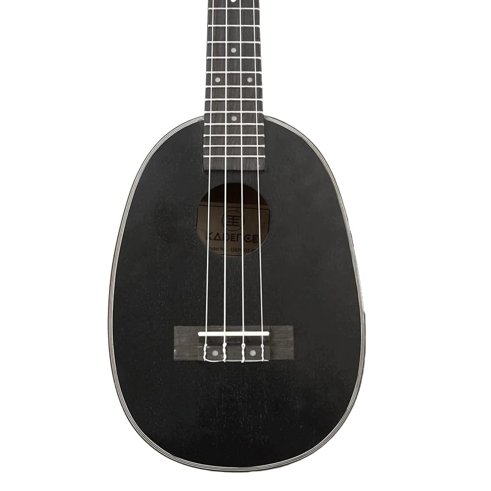 Kadence UKCPB03BK Concert 24" Acoustic Ukulele, view 3 of 7