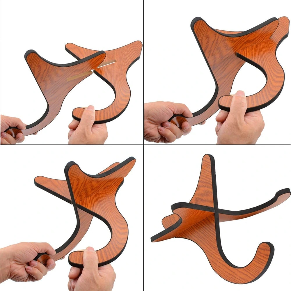 Kadence USTD Home Series Ukulele Wooden Floor Stand, view 4 of 6