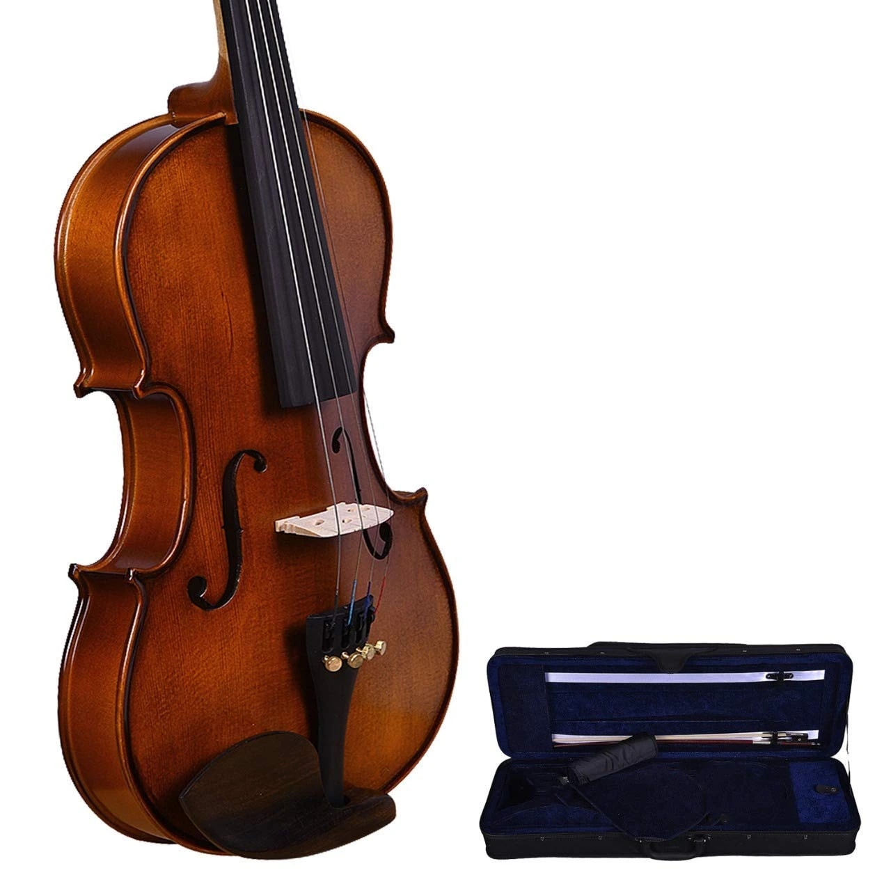 Kadence V1001FL Vivaldi Violin with Flame Figure Back, view 3 of 4