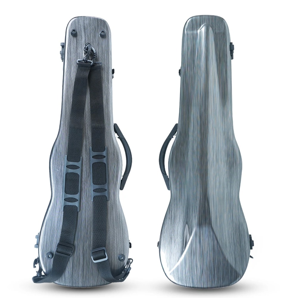 Kadence VFC-GY Touring Series 4/4 Full Size Carbon Fiber Violin Case, view 5 of 6