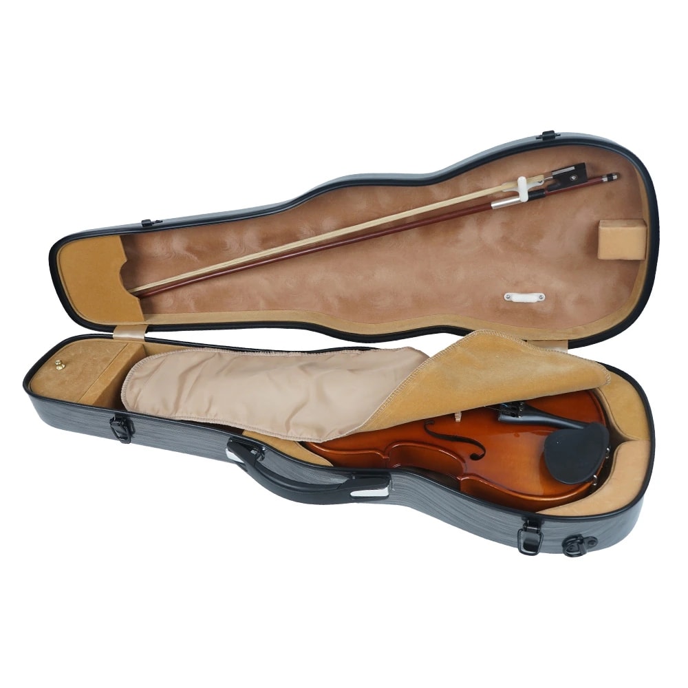 Kadence VFC-GY Touring Series 4/4 Full Size Carbon Fiber Violin Case, view 3 of 6