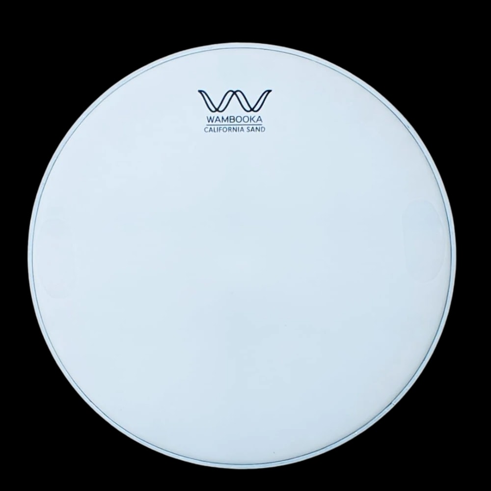 Wambooka Jamming Series California Sand 16" Drumhead · White