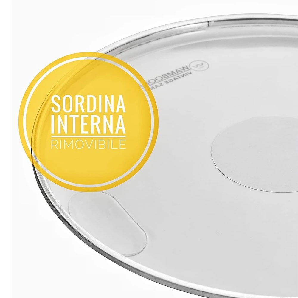 Wambooka VS14 Jamming Series Vintage Sand 14" Drumhead with Dot & Removable Mute, view 3 of 3