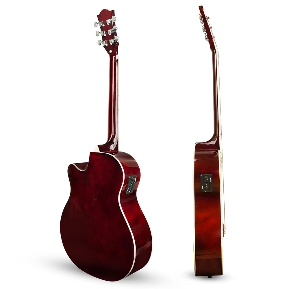 Kadence FNTR-BRNEQ Frontier 40" Electro Acoustic Guitar, view 5 of 6