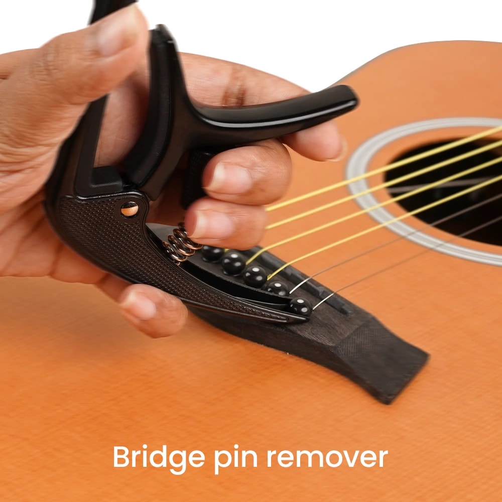 Kadence CAP-S01BK Touring Series Professional 3-in-1 Guitar Capo, view 4 of 6