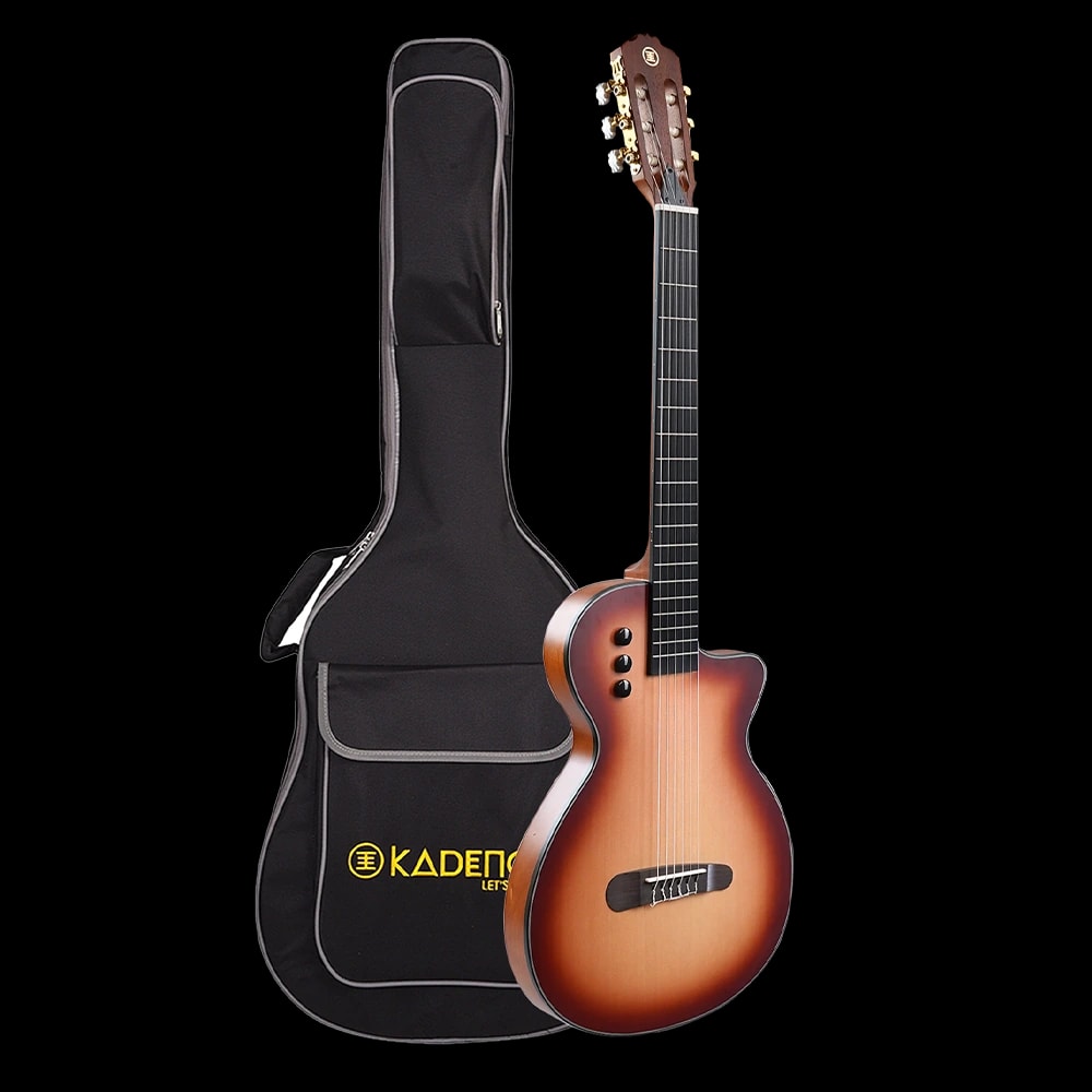 39” Classical Electro Acoustic Guitar · Light Brown