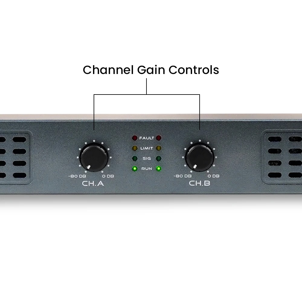 Kadence KD502 Touring Series Professional Power Amplifier, view 4 of 6