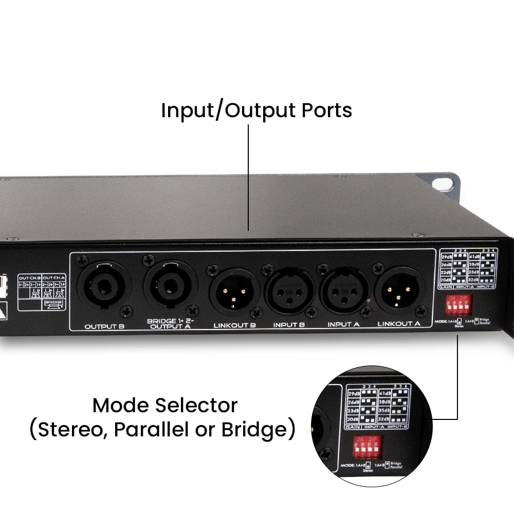 Kadence KD502 Touring Series Professional Power Amplifier, view 5 of 6