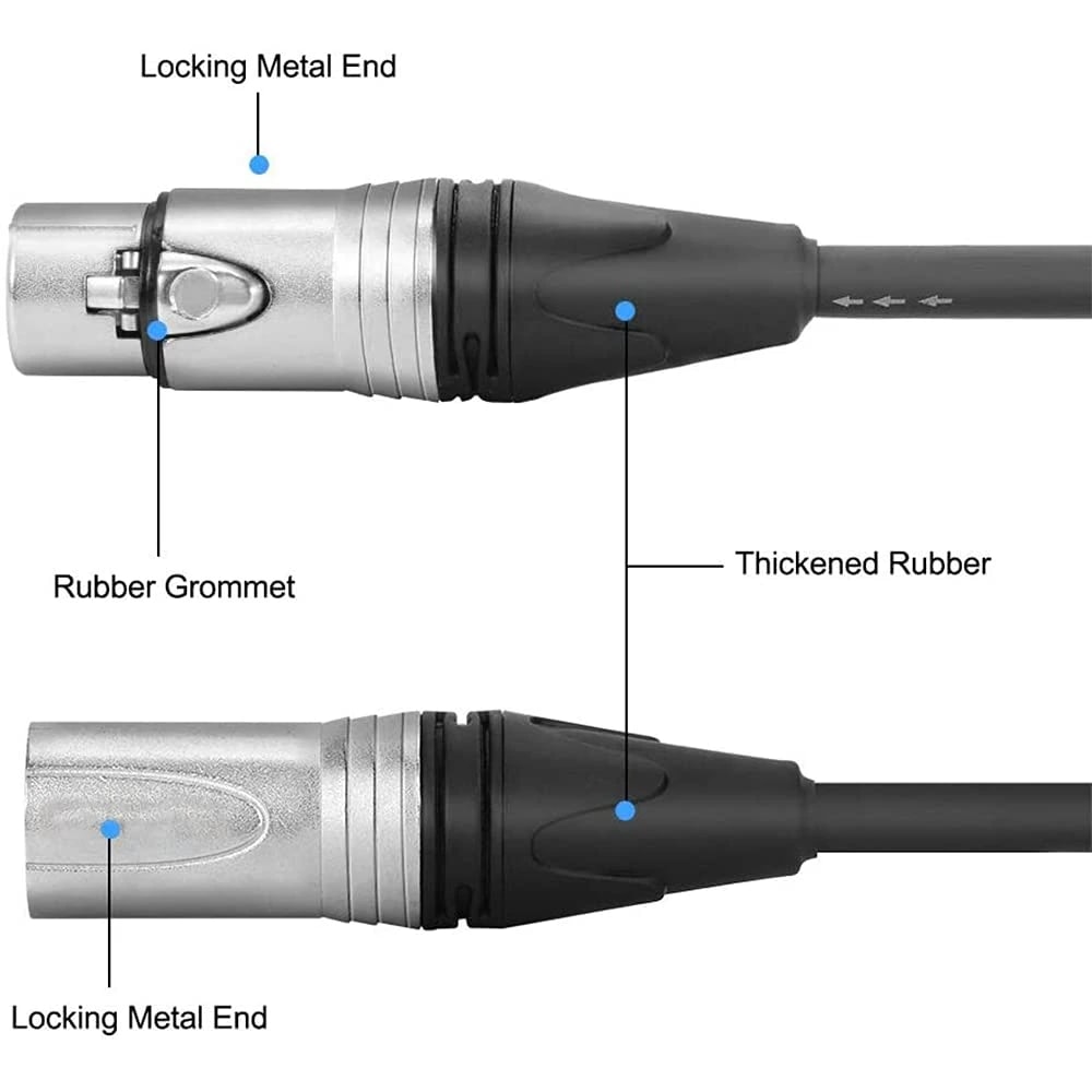Kadence KFM1M Jamming Series 1m XLR Mic Cable, view 6 of 6