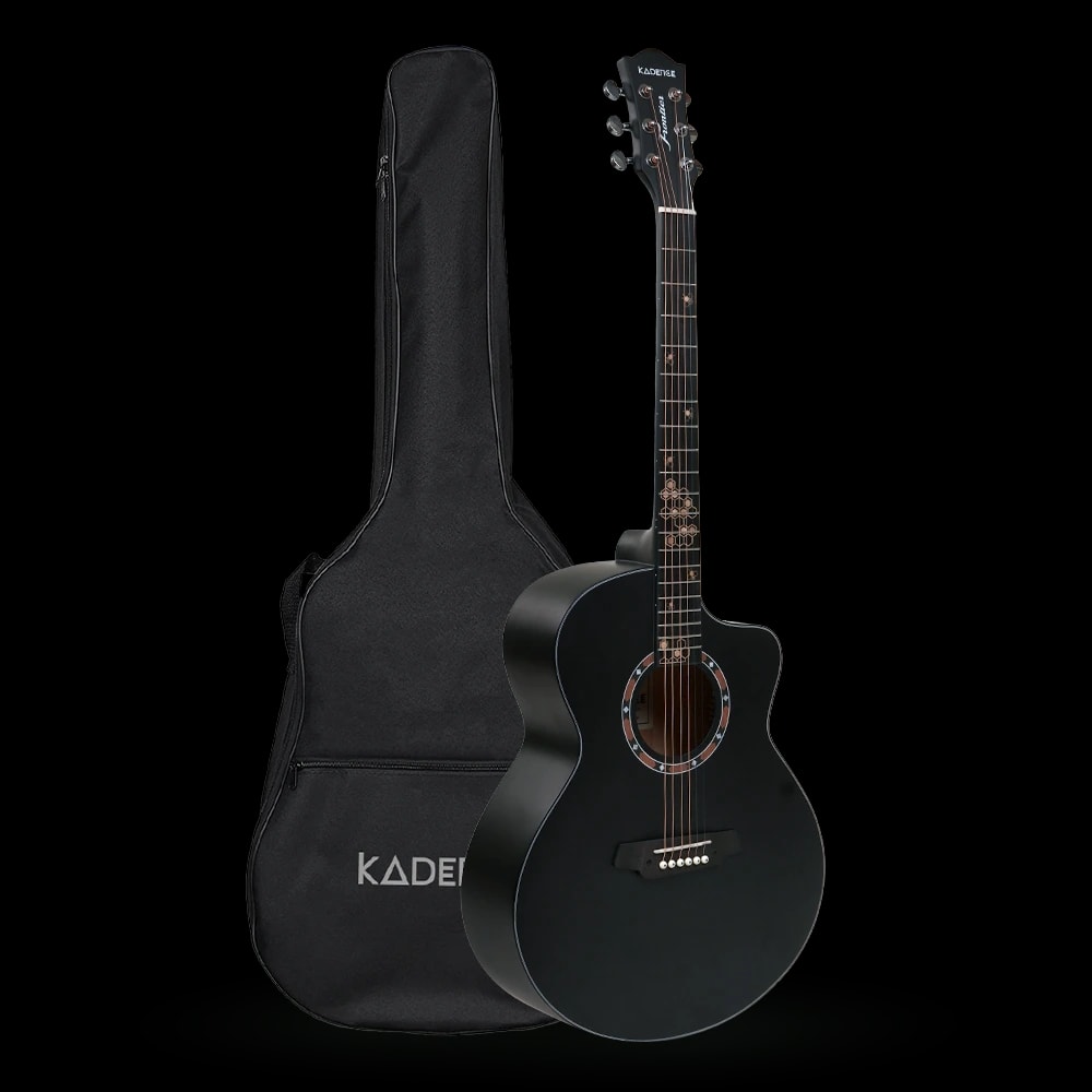 Kadence FR77BK Frontier 40" Acoustic Guitar, view 1 of 7