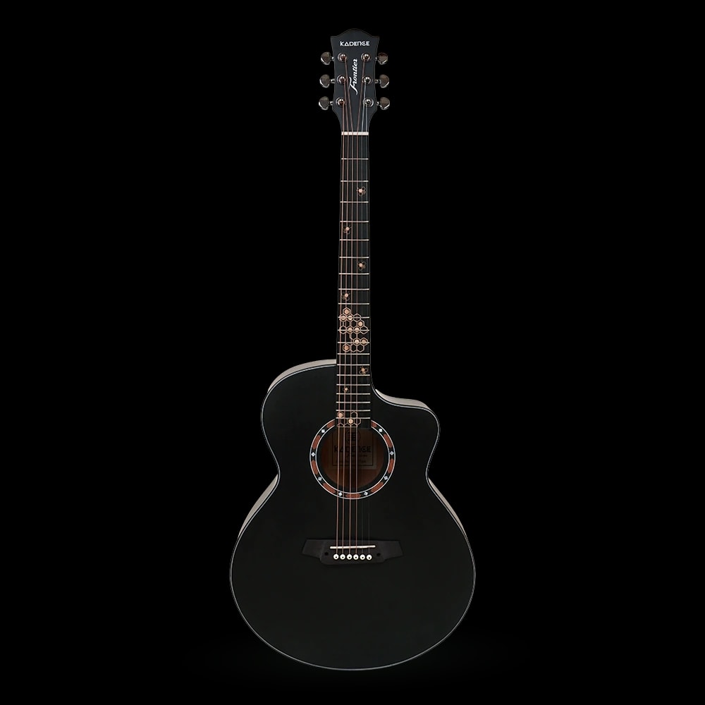Kadence FR77BK Frontier 40" Acoustic Guitar, view 2 of 7