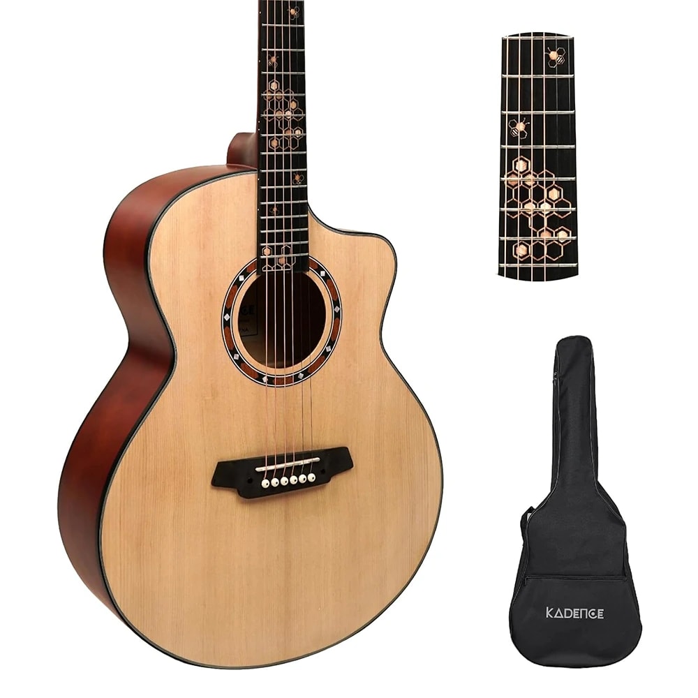 Kadence FR77NA Frontier 40" Acoustic Guitar, view 3 of 7