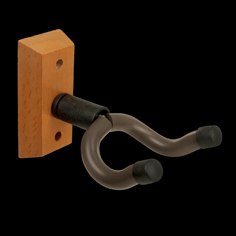 Home Series Guitar Wall Mount · Black