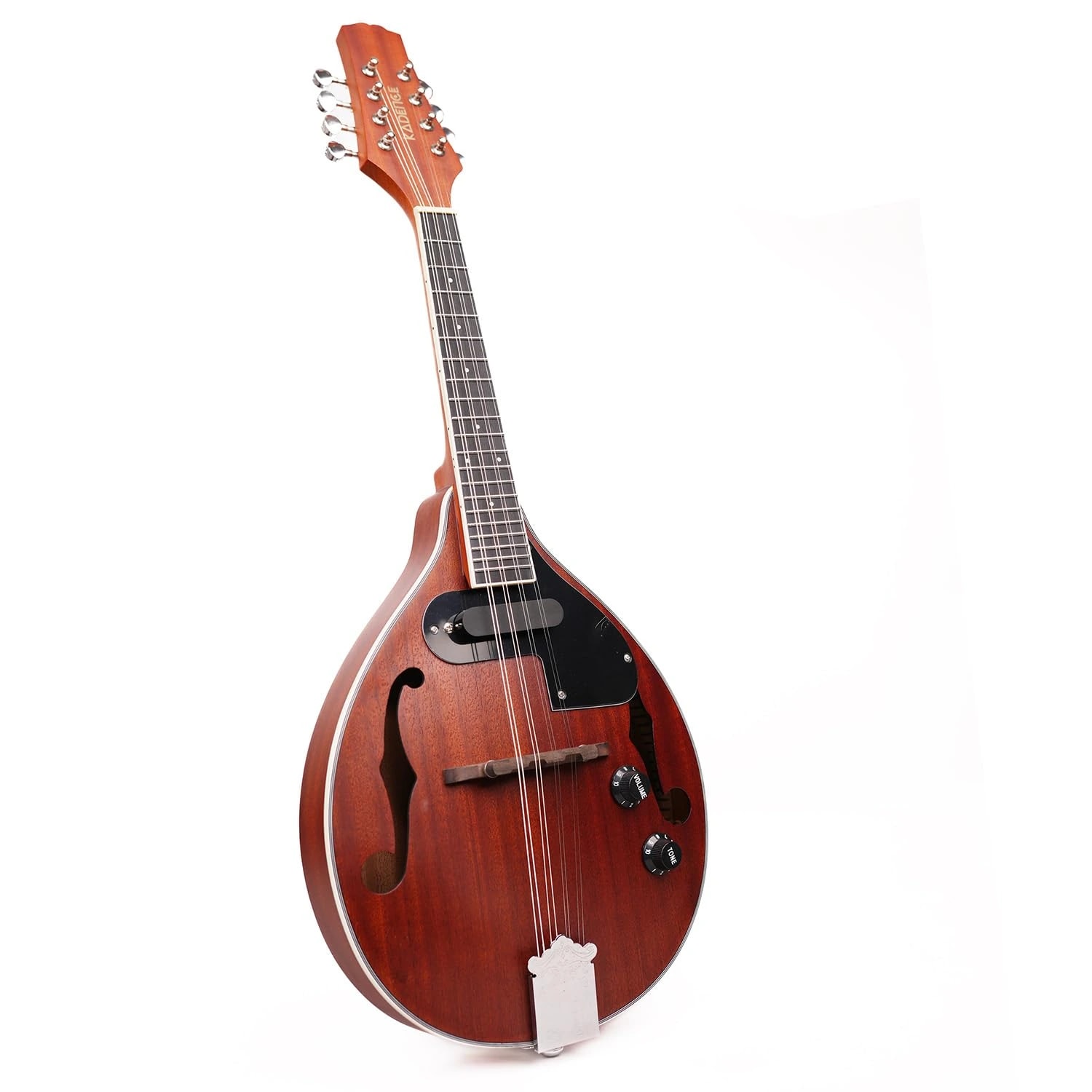 Kadence MAN103 8-String Electro Acoustic Mandolin | A-Style Body | Sapele Wood | Built-in EQ | Includes Padded Bag