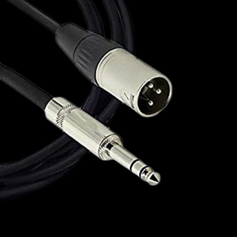 Kadence KMJ3M Touring Series 3m XLR Male to 6.35 mm TRS Balanced Audio Cable, view 1 of 1