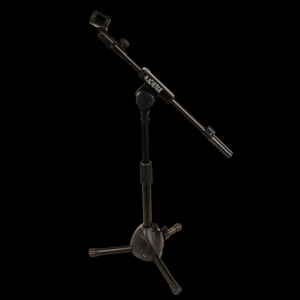 Touring Series Short Mic Stand with Boom Arm · Black